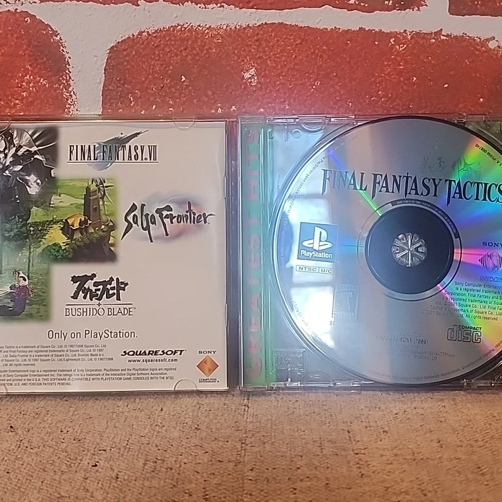😱 Final Fantasy Tactics Greatest Hits Version for PSOne 💥 - Picture 4 of 5